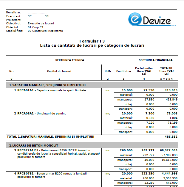 Model oferta prestari servicii contabilitate